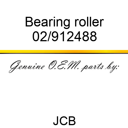 Bearing roller 02/912488