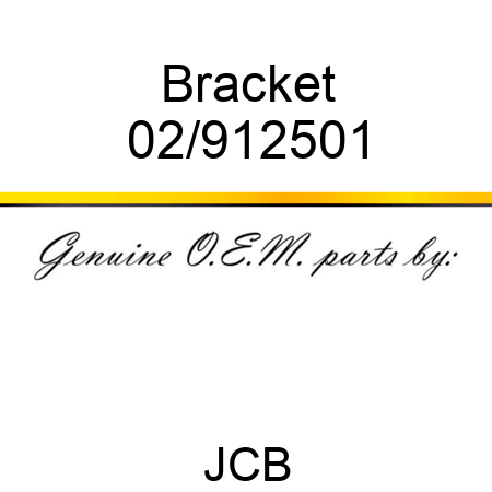 Bracket 02/912501