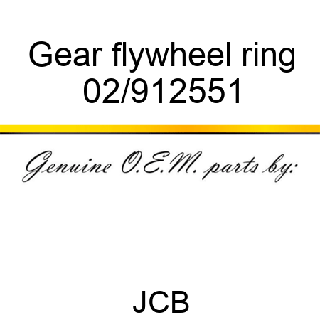 Gear flywheel ring 02/912551