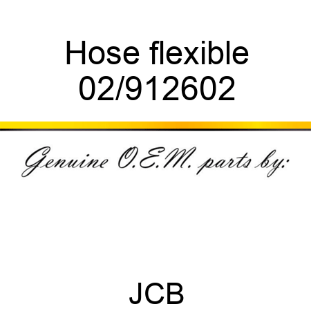 Hose flexible 02/912602