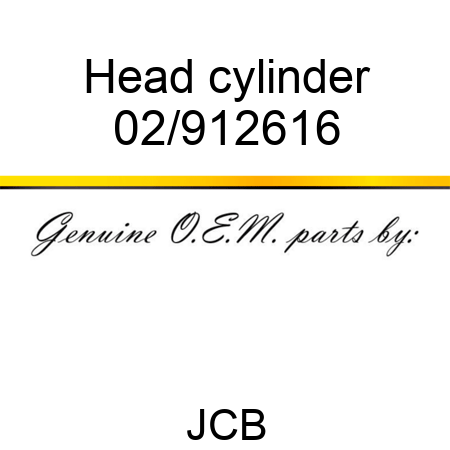 Head cylinder 02/912616