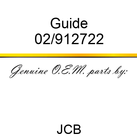 Guide 02/912722