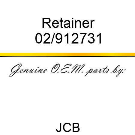 Retainer 02/912731