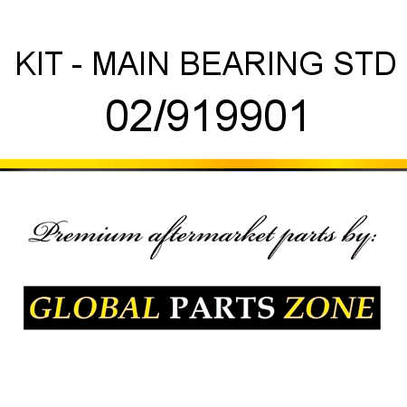 KIT - MAIN BEARING STD 02/919901