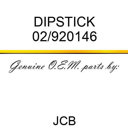 DIPSTICK 02/920146