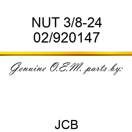 NUT 3/8-24 02/920147