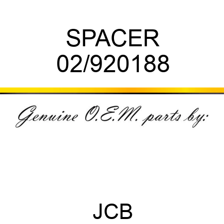 SPACER 02/920188