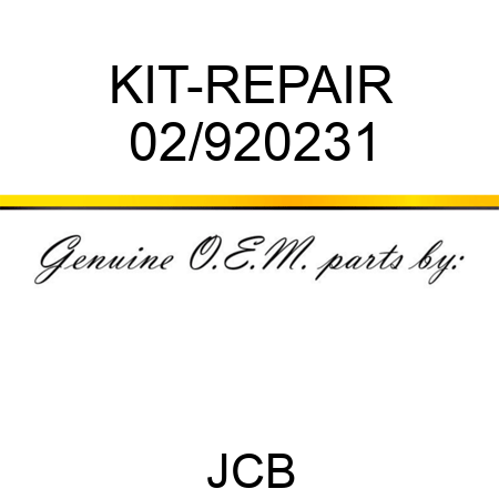 KIT-REPAIR 02/920231