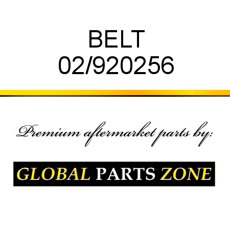 BELT 02/920256