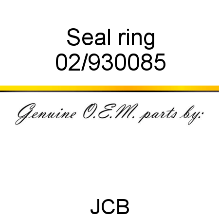 Seal, ring 02/930085