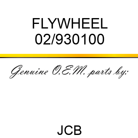 FLYWHEEL 02/930100