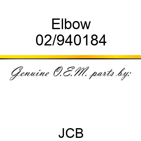 Elbow 02/940184