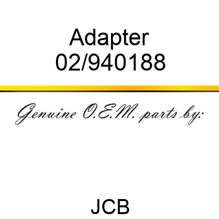 Adapter 02/940188