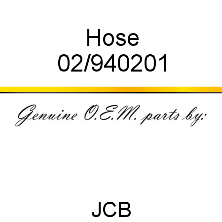 Hose 02/940201