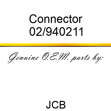 Connector 02/940211