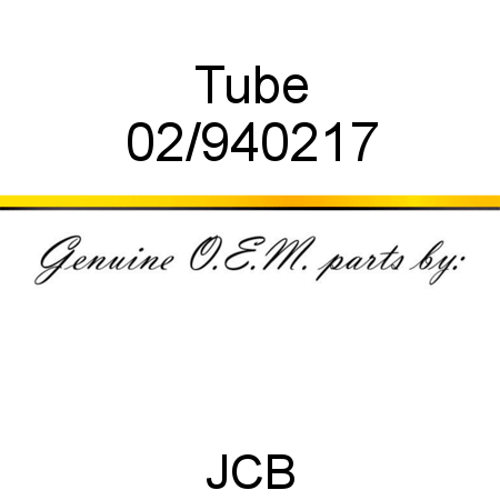Tube 02/940217