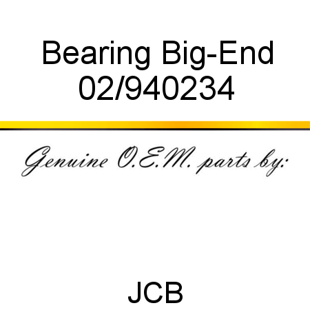 Bearing, Big-End 02/940234