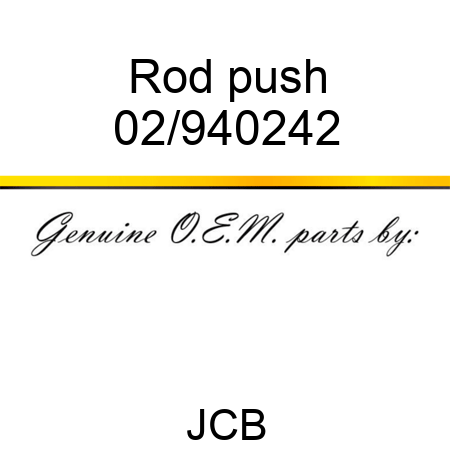 Rod push 02/940242