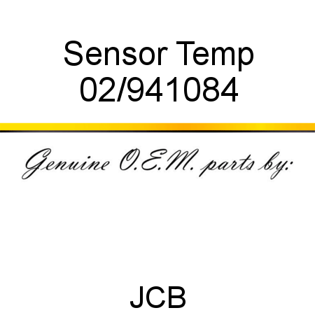 Sensor, Temp 02/941084