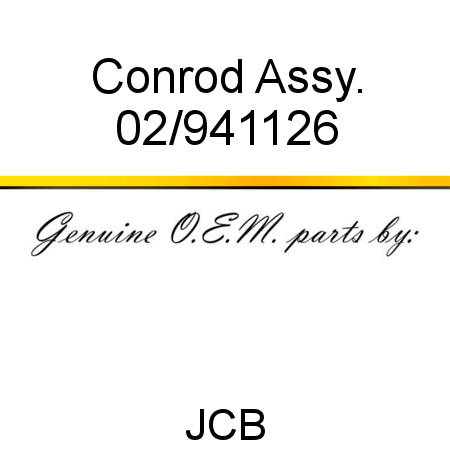 Conrod, Assy. 02/941126