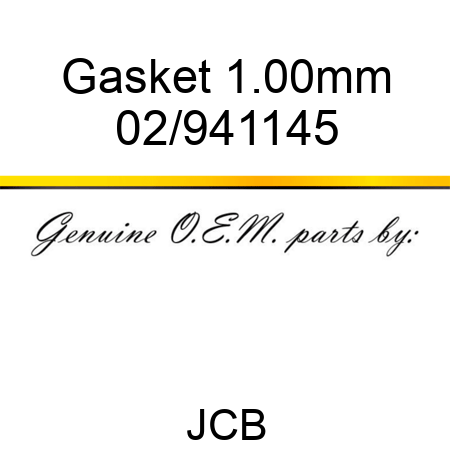 Gasket 1.00mm 02/941145