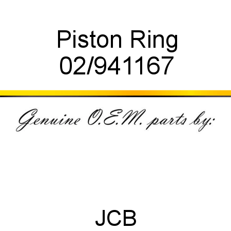 Piston, Ring 02/941167