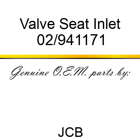 Valve Seat Inlet 02/941171