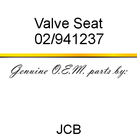 Valve, Seat 02/941237