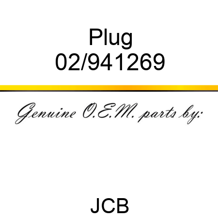 Plug 02/941269