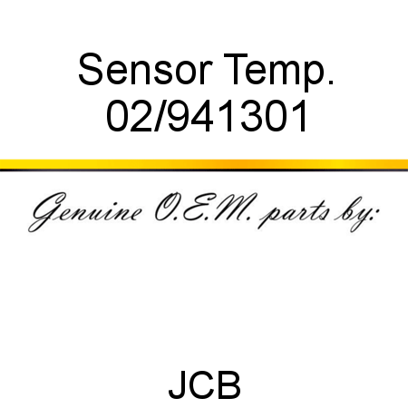Sensor, Temp. 02/941301