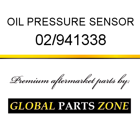 OIL PRESSURE SENSOR 02/941338