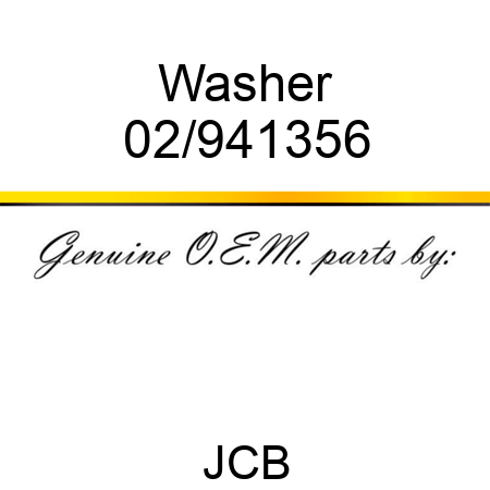 Washer 02/941356