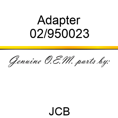 Adapter 02/950023