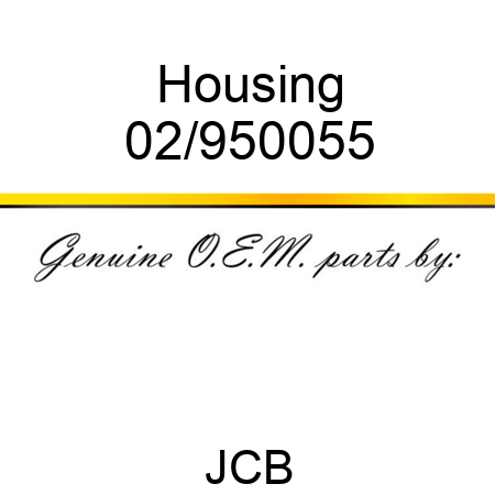 Housing 02/950055