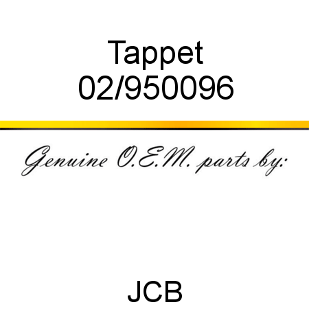 Tappet 02/950096