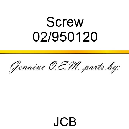 Screw 02/950120