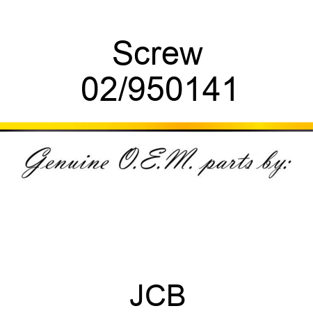 Screw 02/950141