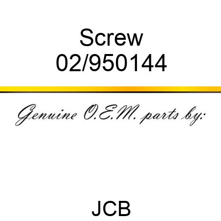 Screw 02/950144