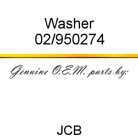 Washer 02/950274