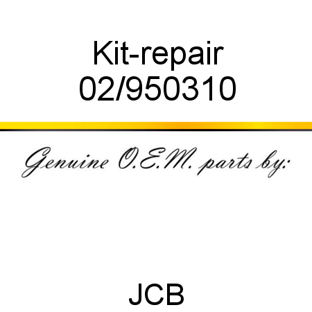 Kit-repair 02/950310