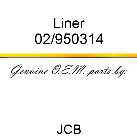 Liner 02/950314