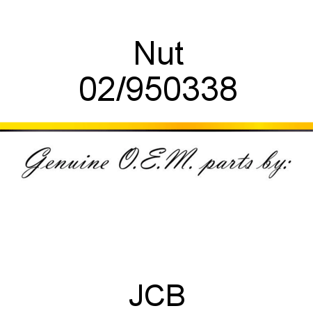 Nut 02/950338