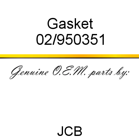 Gasket 02/950351