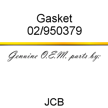 Gasket 02/950379