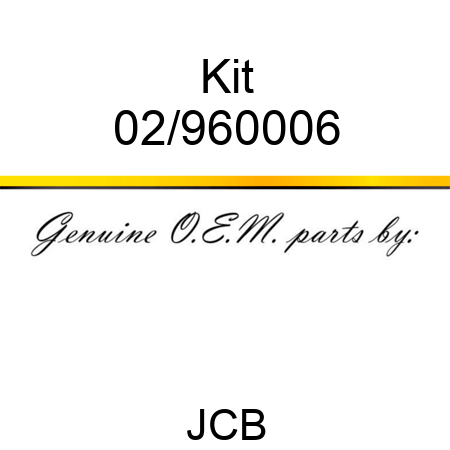 Kit 02/960006