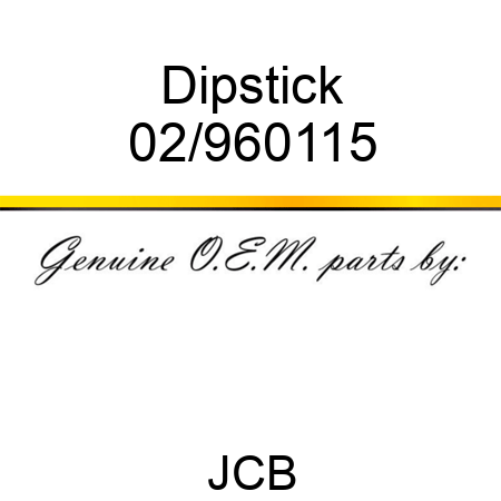 Dipstick 02/960115