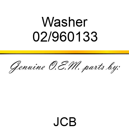 Washer 02/960133