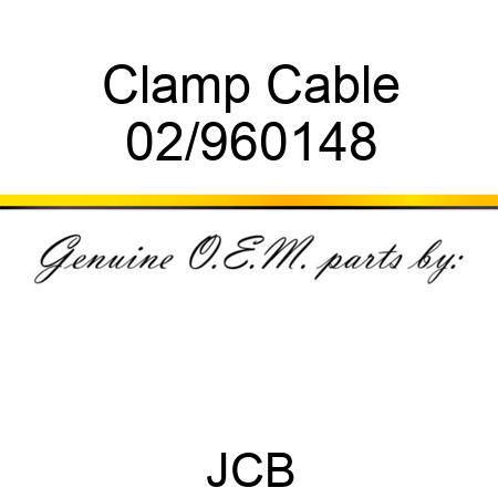 Clamp Cable 02/960148