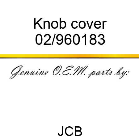 Knob cover 02/960183