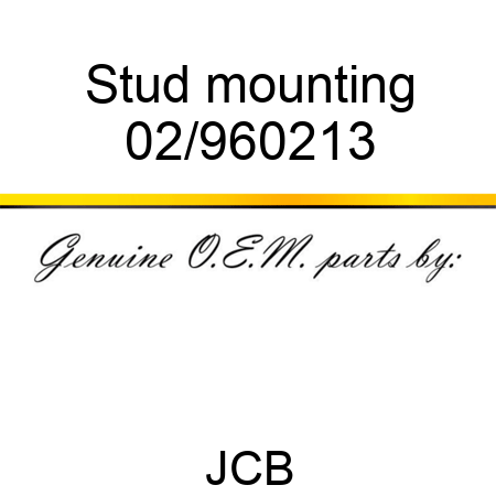 Stud mounting 02/960213